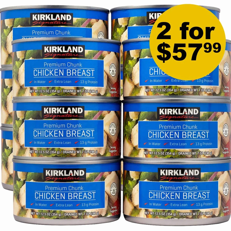 Kirkland Signature Poitrine de poulet, 354,4 g – 6 pièces (lot de 2) | Total de 12 unités