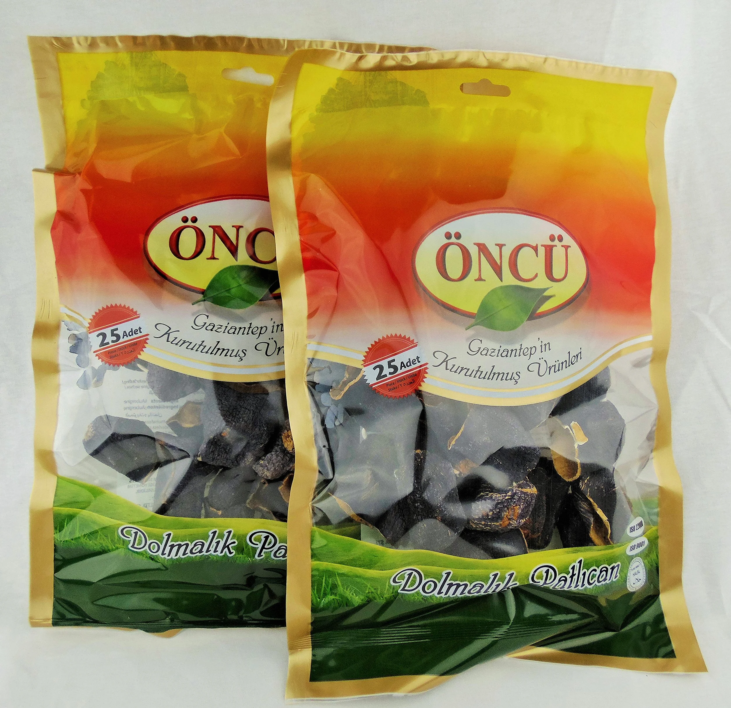Oncu Légumes secs à farcir (aubergine Dreid, 2 sachets (50 pièces))