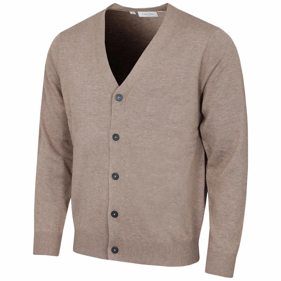 Calvin Klein Cardigan à col en V classique doux pour homme