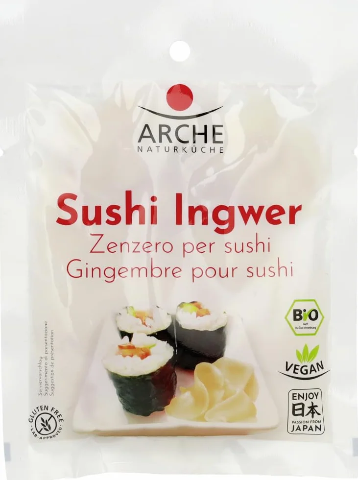 Arche Naturküche Sushi gingembre bio (2 x 105 g)