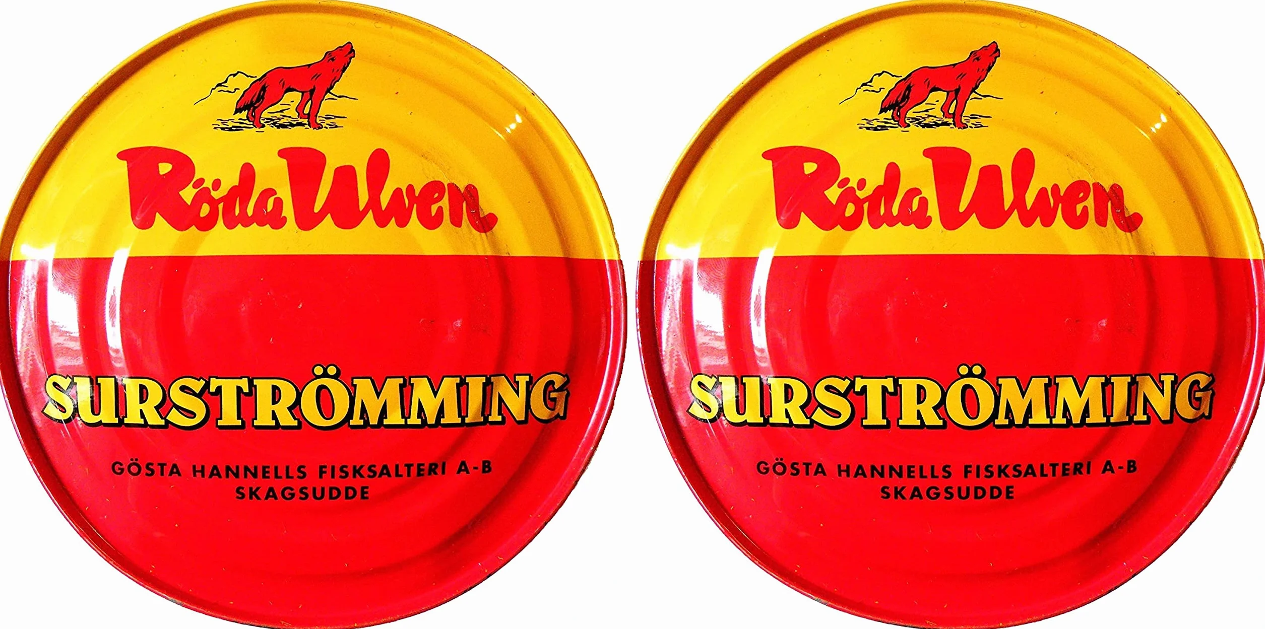 Surstromming Röda Ulven - Authentique hareng fermenté suédois - Odeur forte - 300g