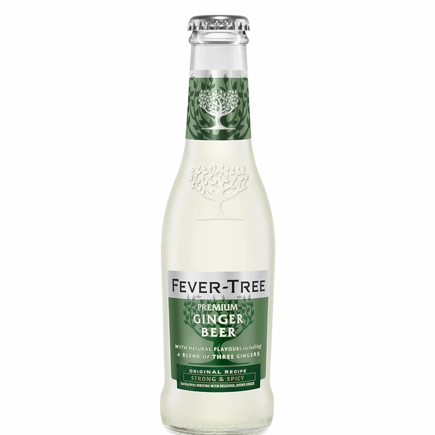 FEVER-TREE - 6 Packs de 4 Bouteilles de Premium Ginger Beer - Soda Gingembre - Pour des cocktails d'exception