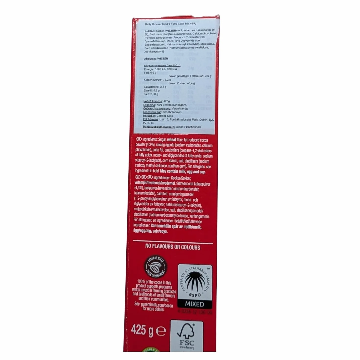 Betty Crocker - Devil's Food Cake Mix 425 g