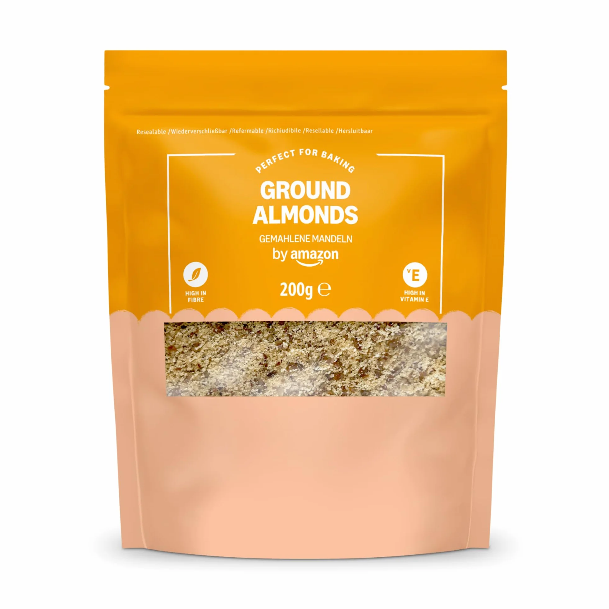 by Amazon Amandes Moulues - 200g, paquet de 5