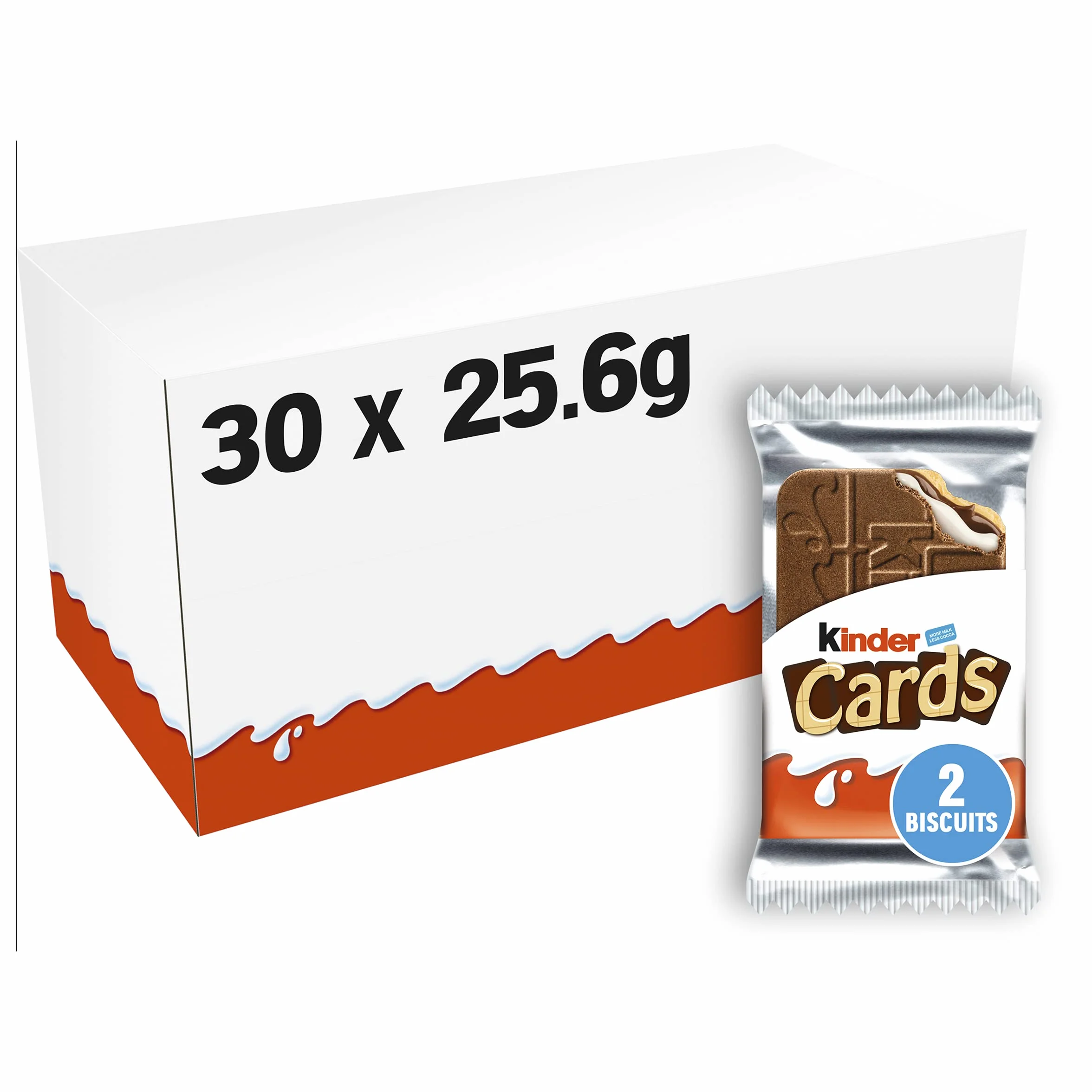 Kinder Cartes , 25.6 G (Lot De 30)