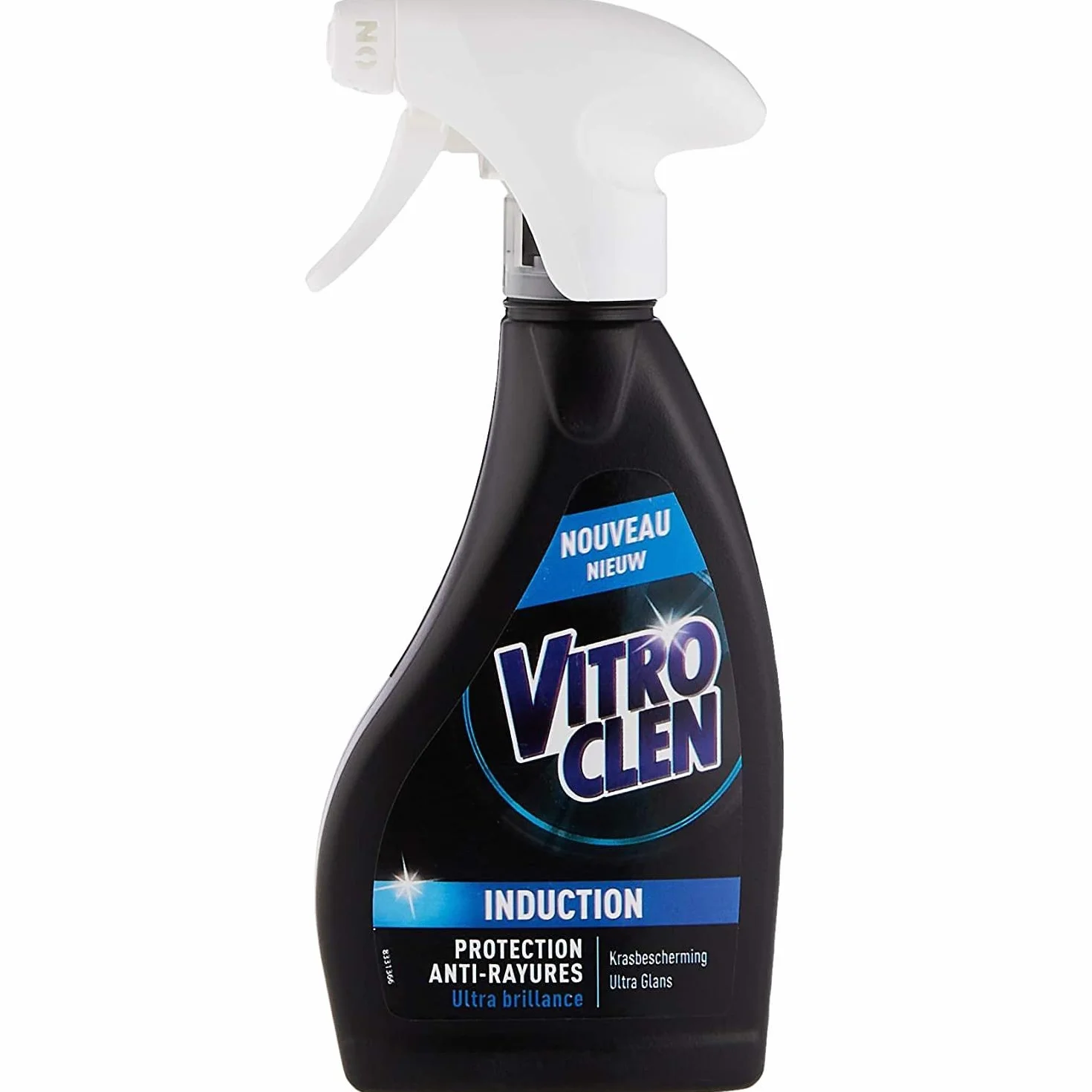 VITROCLEN Lot de 3 Sprays Nettoyant 250ml Plaque Induction Protection Anti-Rayures et Ultra Brillance
