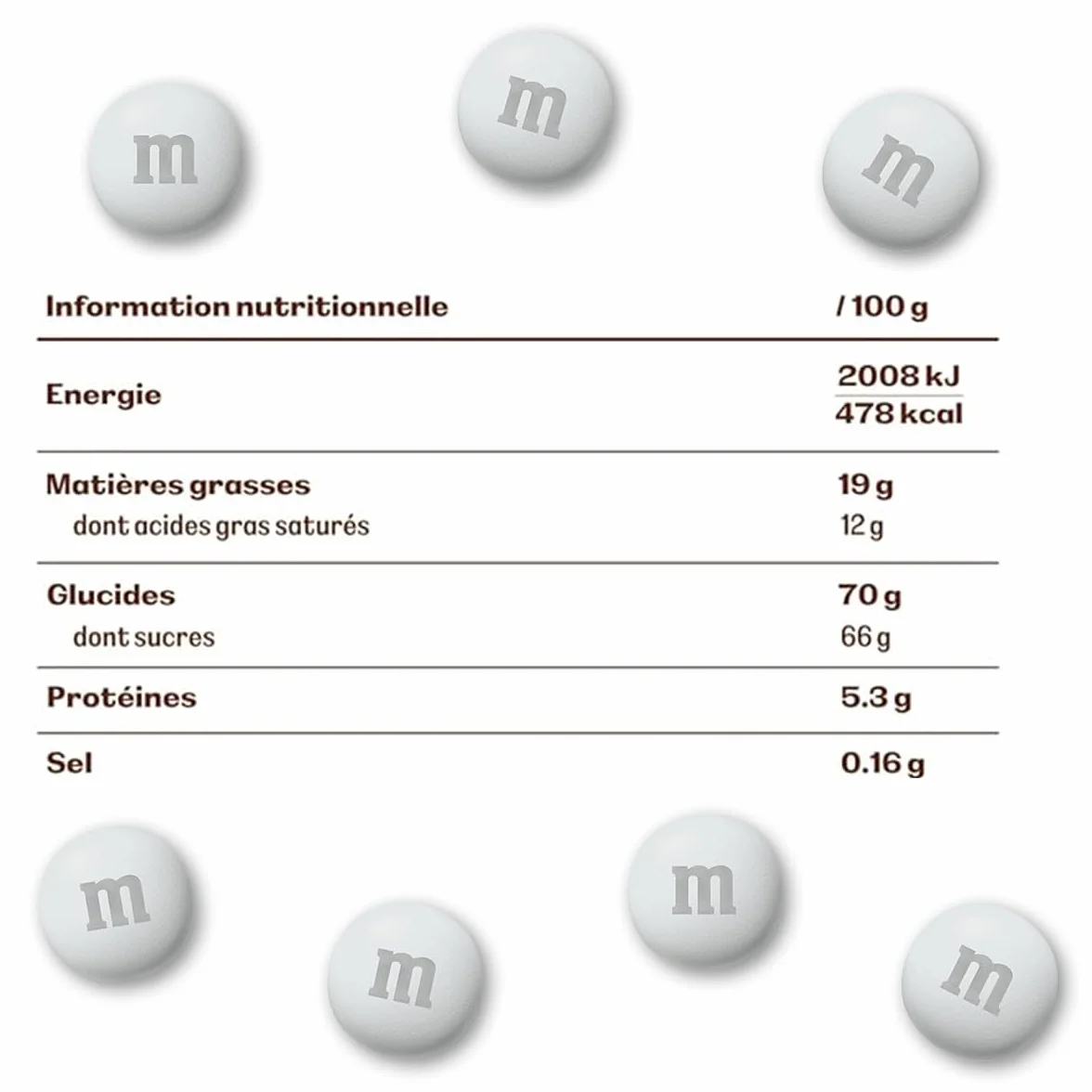 M&M'S COLLECTION Choco - Bonbon Chocolat au Lait Monocouleur - Sachet 300g Nuage - Idéal pour DIY, Mariage, Anniversaire, Baptême, Gender Reveal, Communion, Nouvel An, Noël & Buffet de Bonbons
