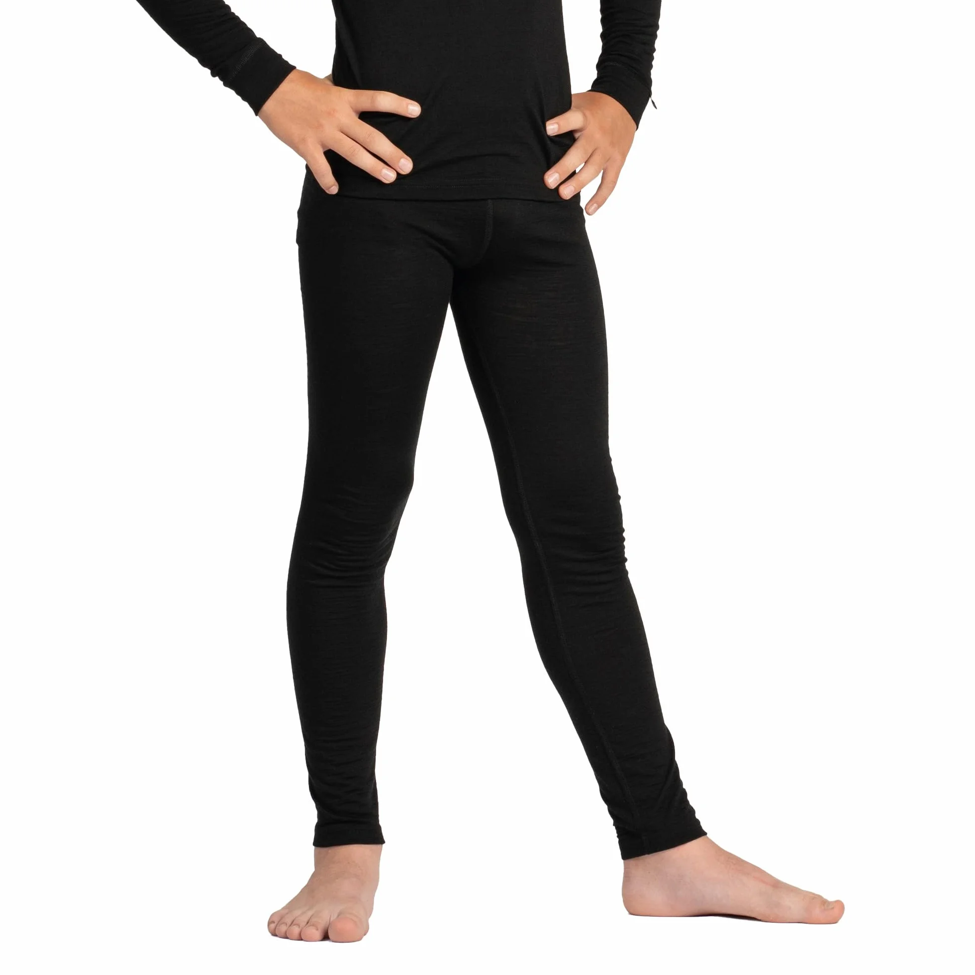 Legging enfant laine mérinos bio 160 g/m²