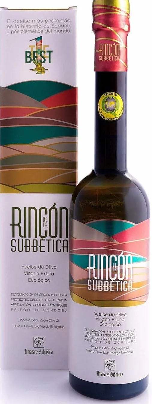 Rincón de la Subbetica | Variété Hojiblanca 500 ml - Meilleure huile du monde 2012, 2015, 2016, 2017, 2018, 2019, 2020, 2021, 2022 et 2023