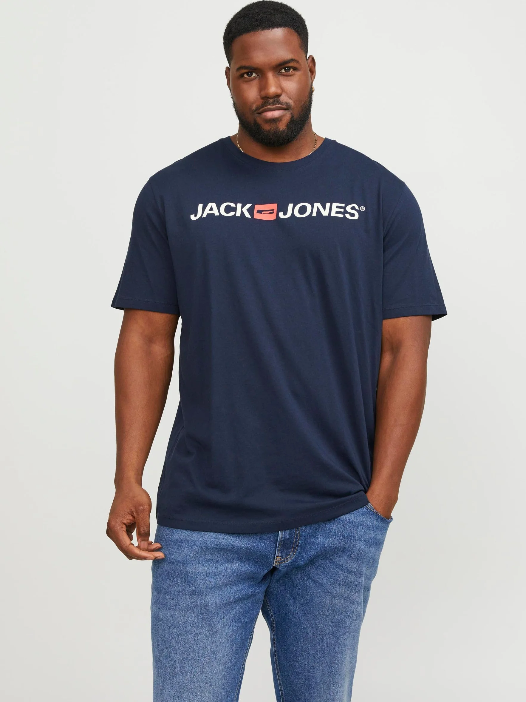 JACK & JONES Jjecorp Logo Tee SS Crew Neck T-Shirt 3XL