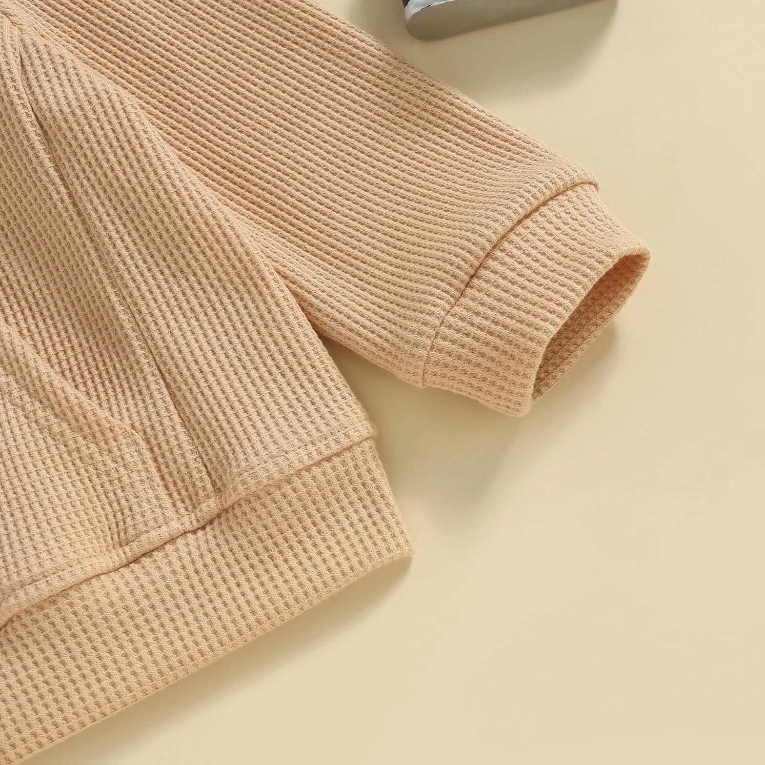 Carolilly Sweat-Shirt à Capuche Zippé Enfant Bébé Unisexe, Veste Garçon Fille Printemps Automne (1-5 ans)