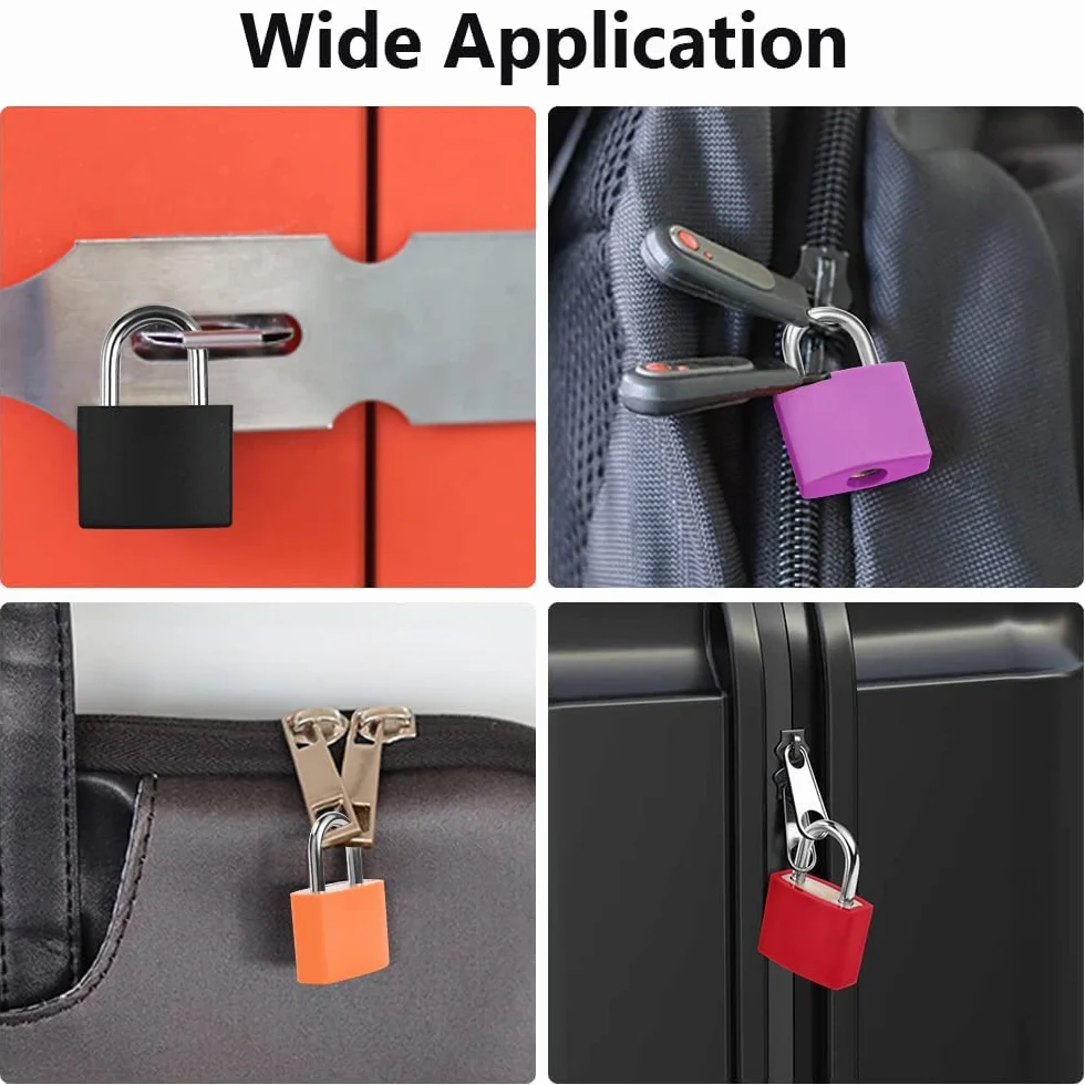 Flintronic Mini Cadenas à Bagage Multicolore 30x23cm Serrures de Valise Voyage