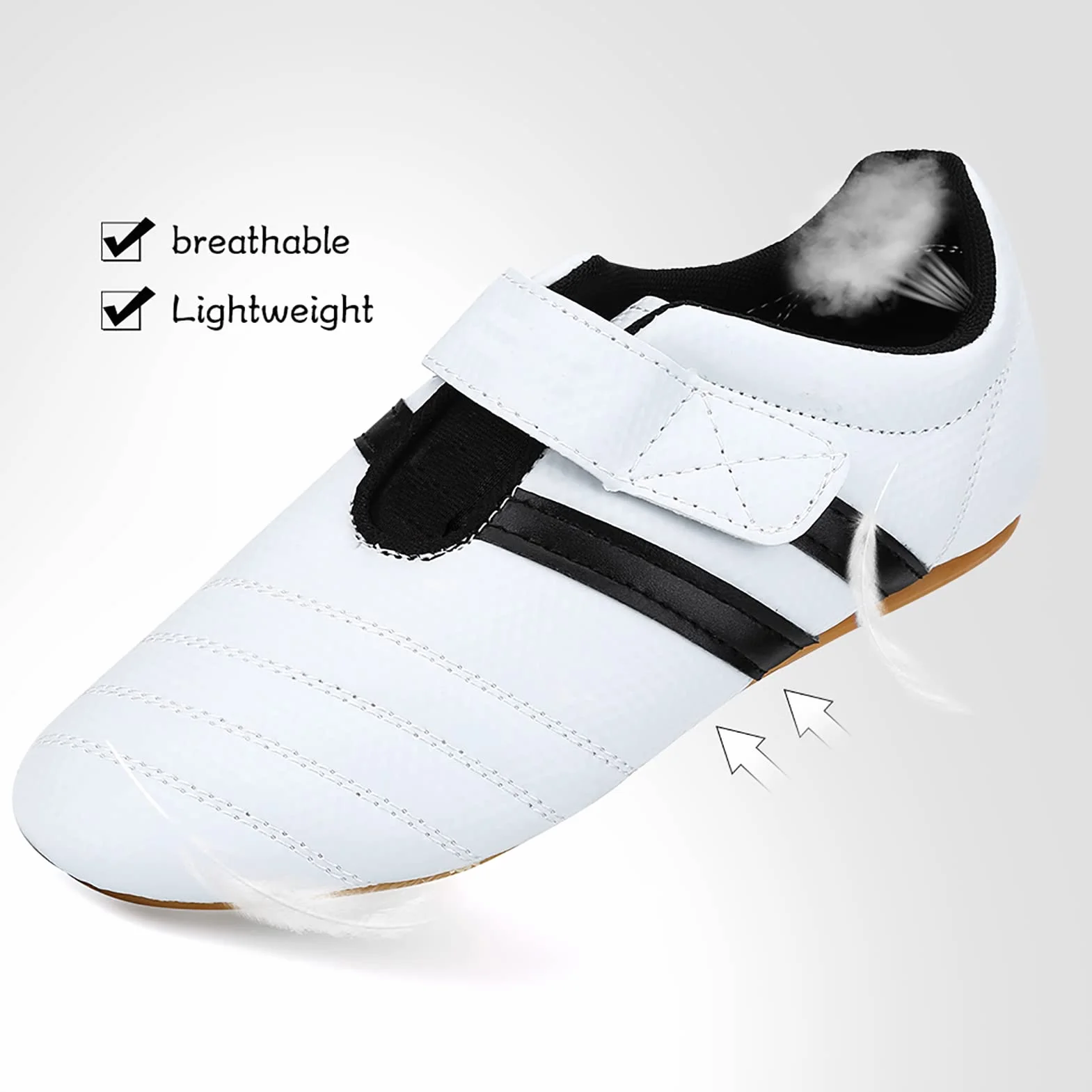 Chaussures de Taekwondo RiToEasysports pour Adultes et Enfants, Boxe Kung Fu Karaté