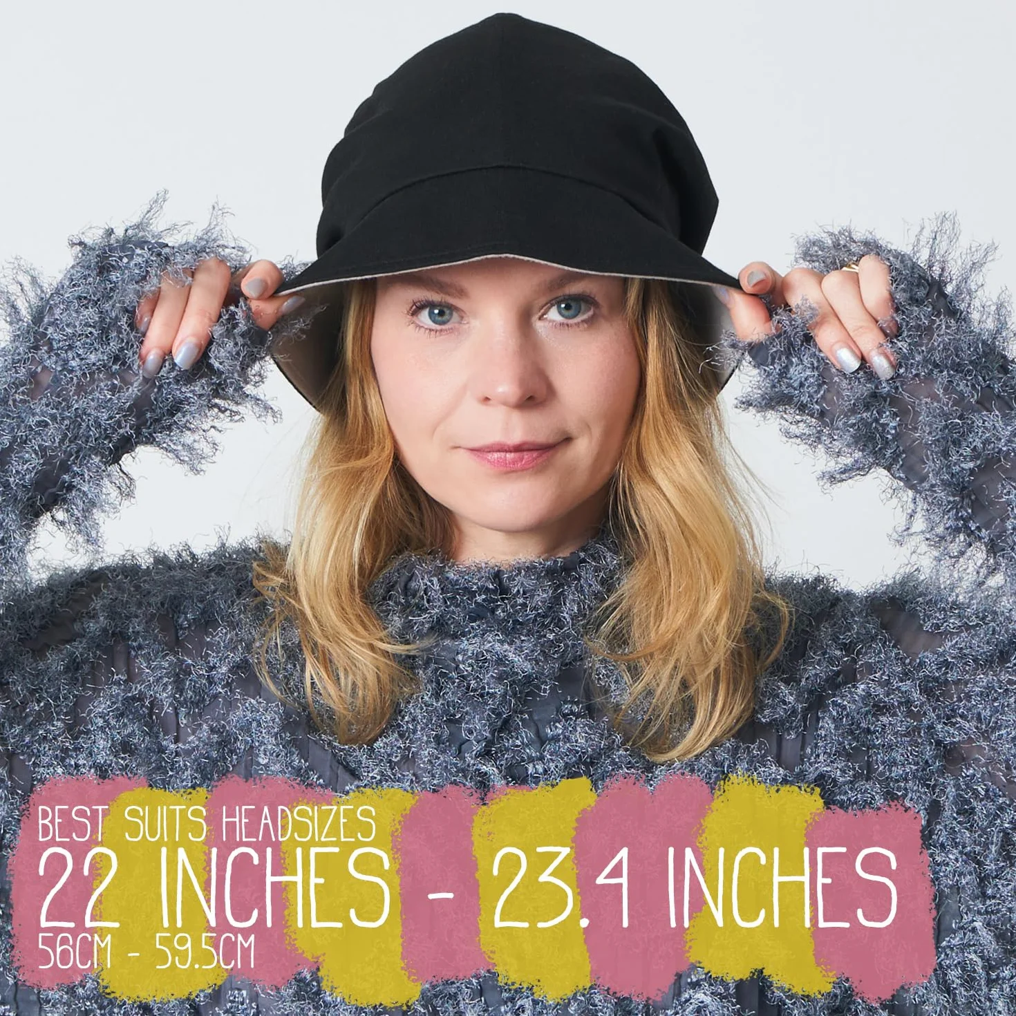 Chapeau De Soleil Coton Bio Mode Japonais Casquette Été Femme Bob Bonnet Chimio Réversible Pliable