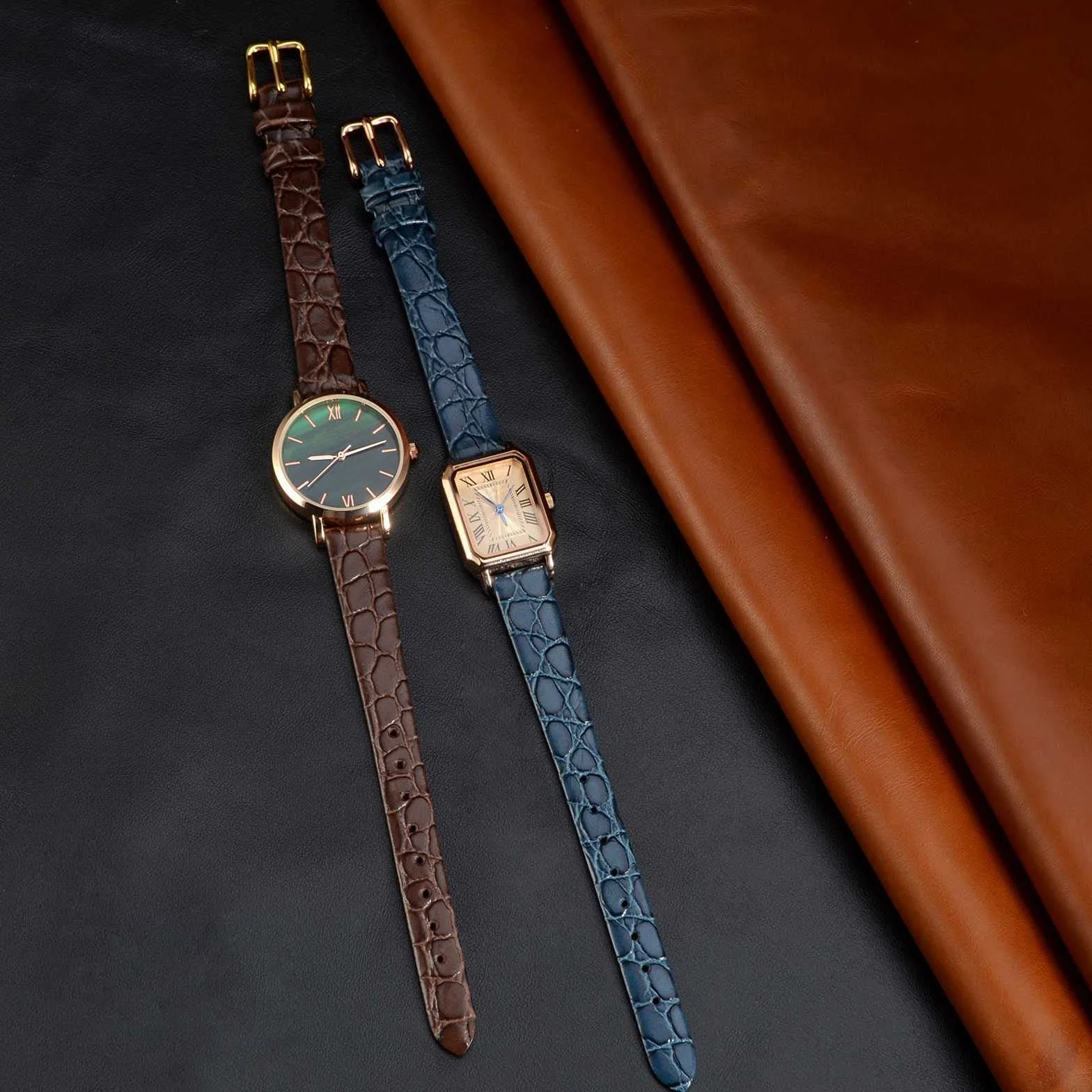 BISONSTRAP Bracelets de Montre en Cuir, Bandes de Remplacement 10mm-20mm