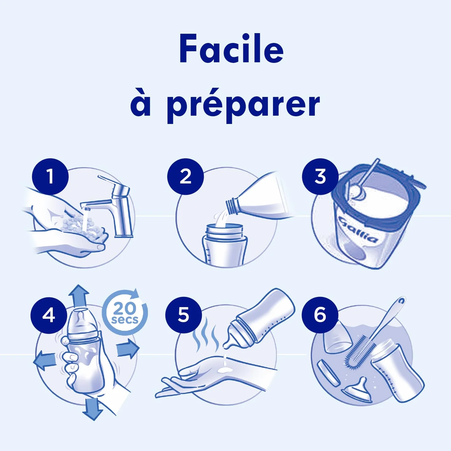 Laboratoire Gallia Lait infantile Calisma Junior 4ème âge Lait de Croissance en Poudre 3x830g Dès 18 Mois