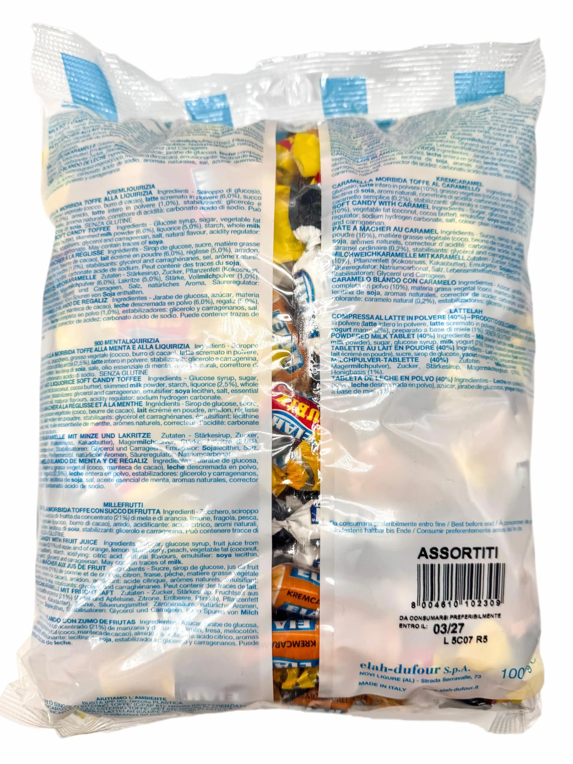 CARAMELLE ELAH TOFFE' ASSORTITE kg 1