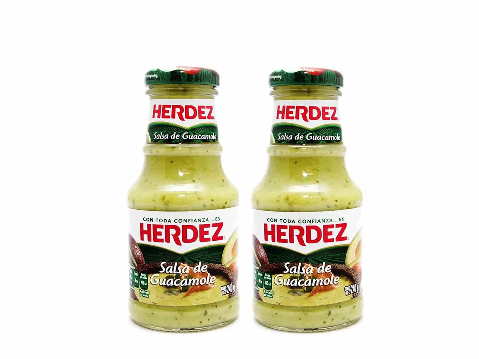 Sauce mexicaine importée Guacamole 240 g (lot de 2) - Herdez