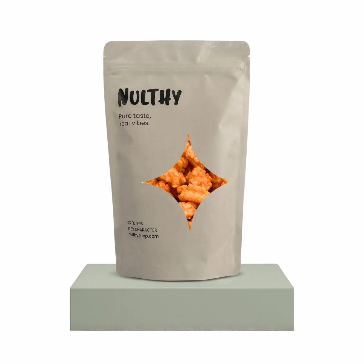 NULTHY - Crackers de Riz au Piment - Texture Croquante et Saveur Intense - En-cas Sain et Rassasiant - Riche en Protéines -1 Kg