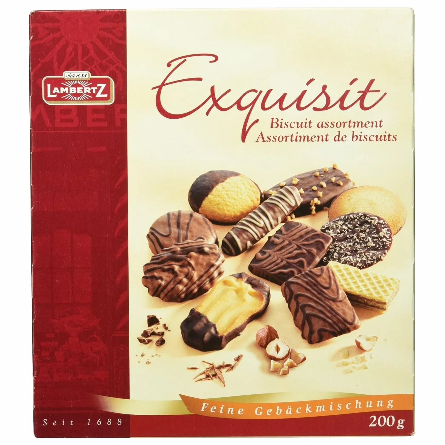 Lambertz Exquisit Mélange de biscuits 4 x 200 g + Italian Gourmet Polpa 400 g
