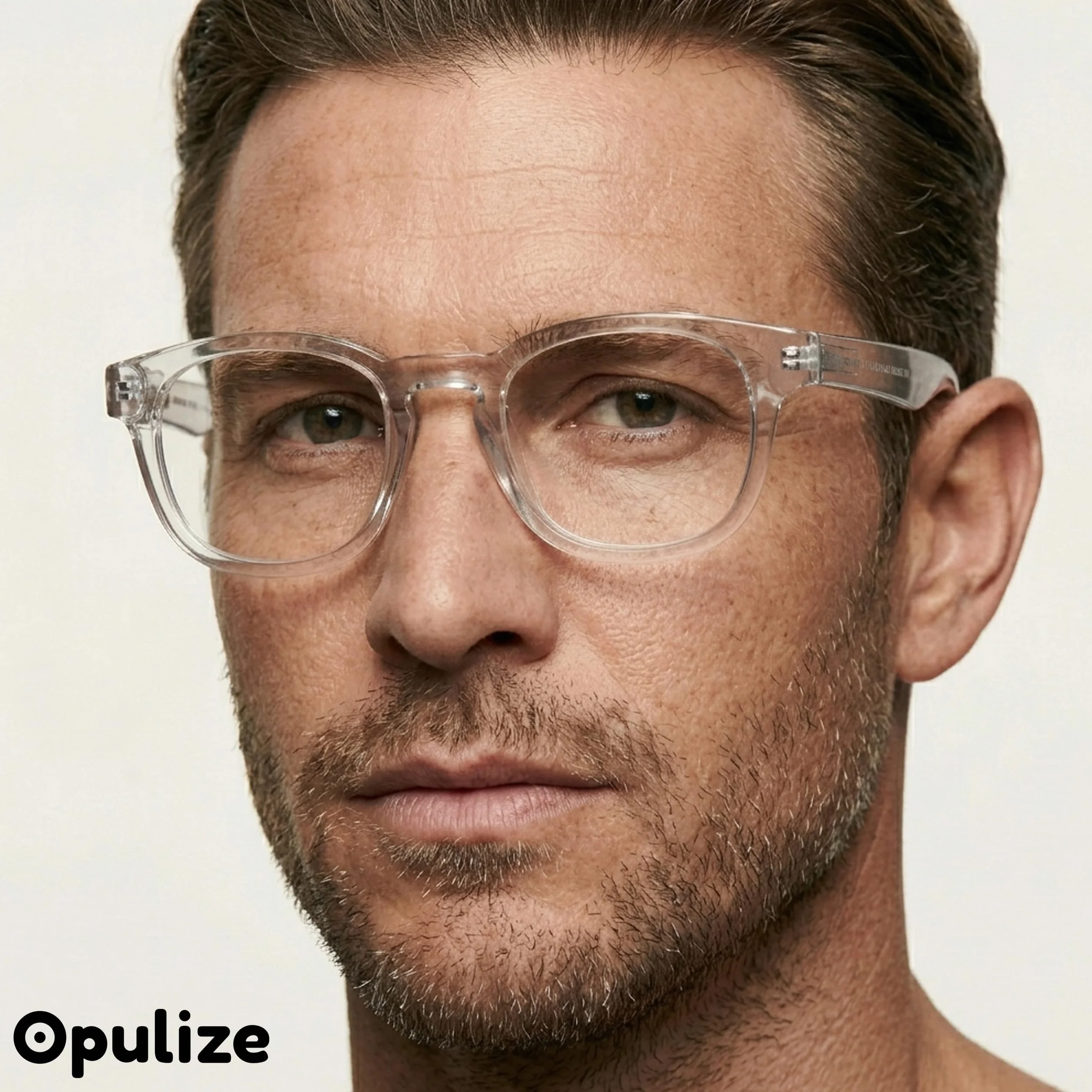 OPULIZE AWE Lunettes de lecture anti-lumière bleue rondes rétro antireflet protection UV Transparent +1.50