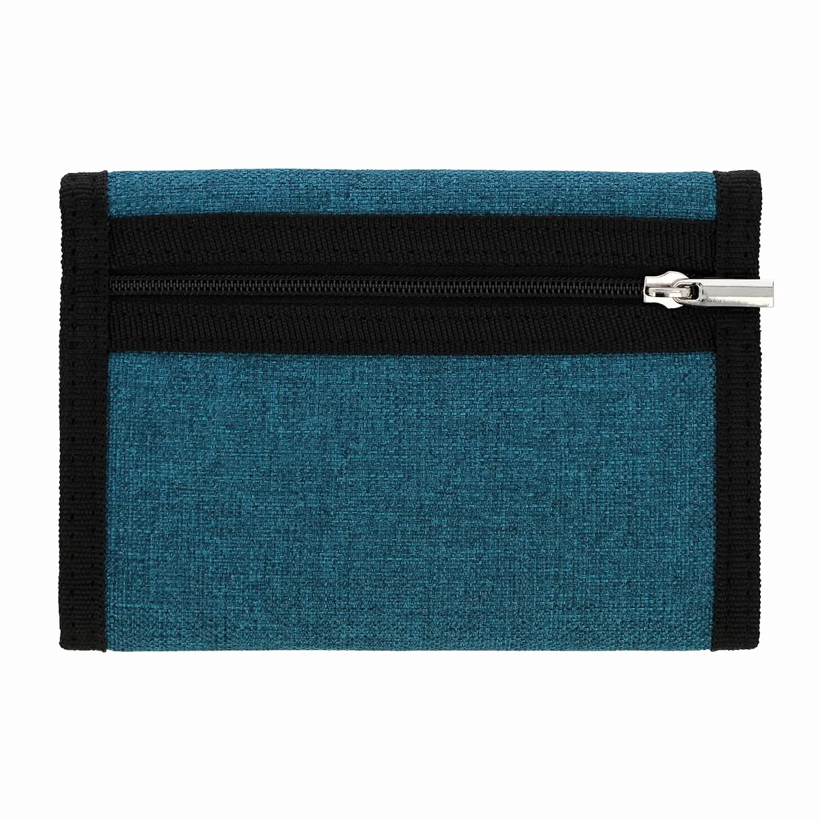Color Pop Portefeuille à Scratch PU 13,5 x 10 cm Couleur Pétrole et Noir