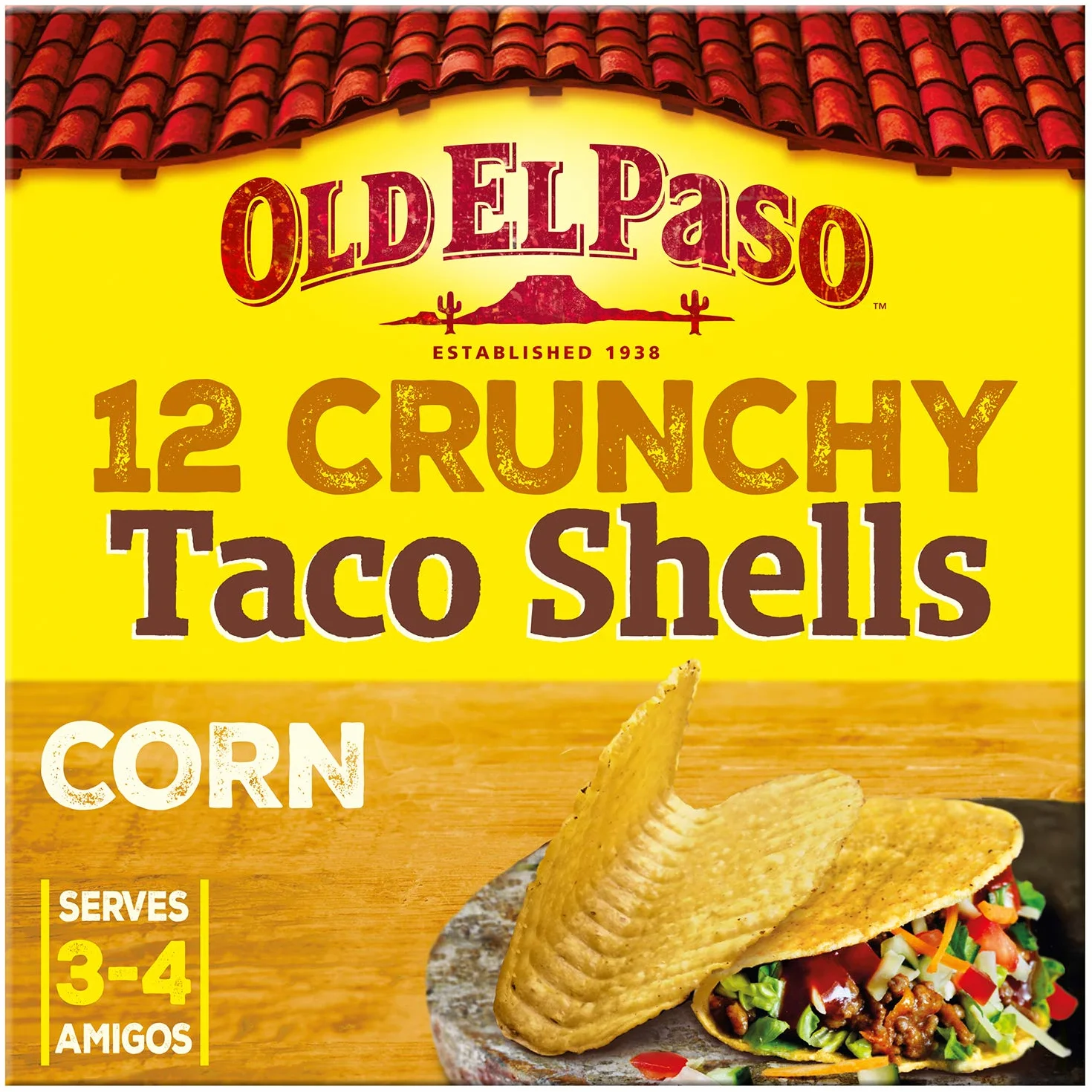 Old El Paso Taco Shells 156g