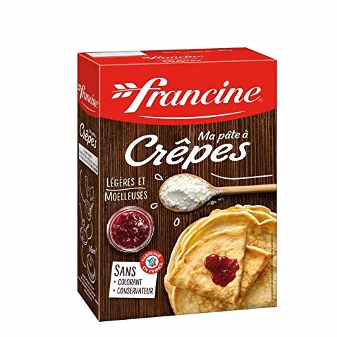 Francine - Préparation Pour Pâte À Crêpes 380G - Lot De 4 - Prix Du Lot - Livraison Rapide En France Métropolitaine Sous 3 Jours Ouverts