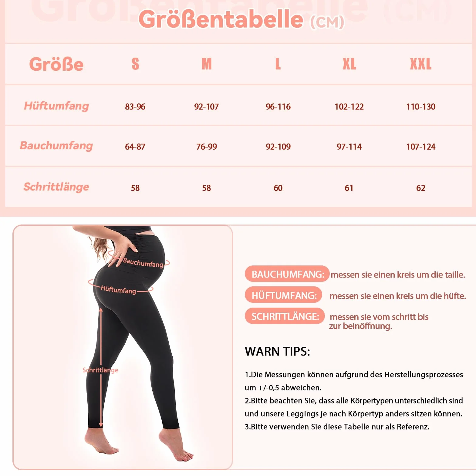SINOPHANT Leggings de maternité Taille Haute Opaque Elastique Grossesse Yoga