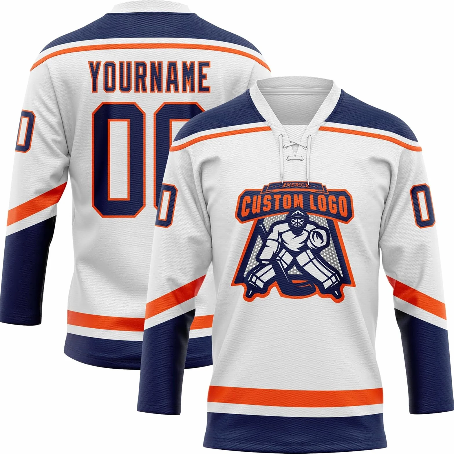 Maillots de Hockey personnalisés avec nom, équipe et numéro