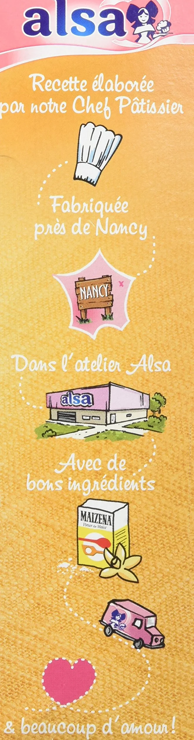 Alsa Préparation Crème Patissière 3 Sachets 390g - Lot de 3