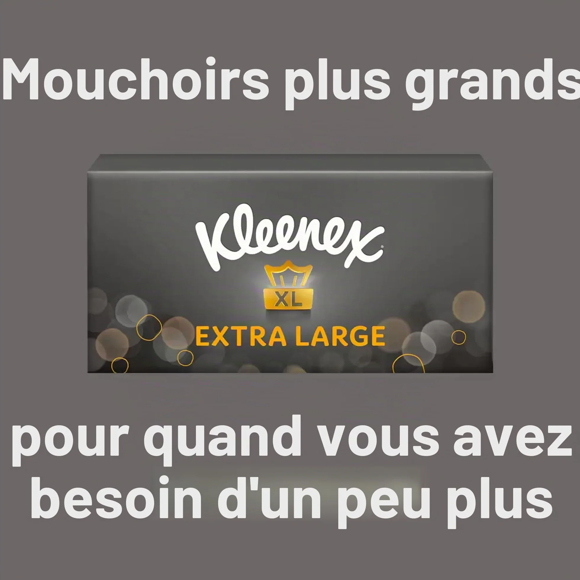 elloLife Lot de 6 paquets de 90 mouchoirs XL Kleenex