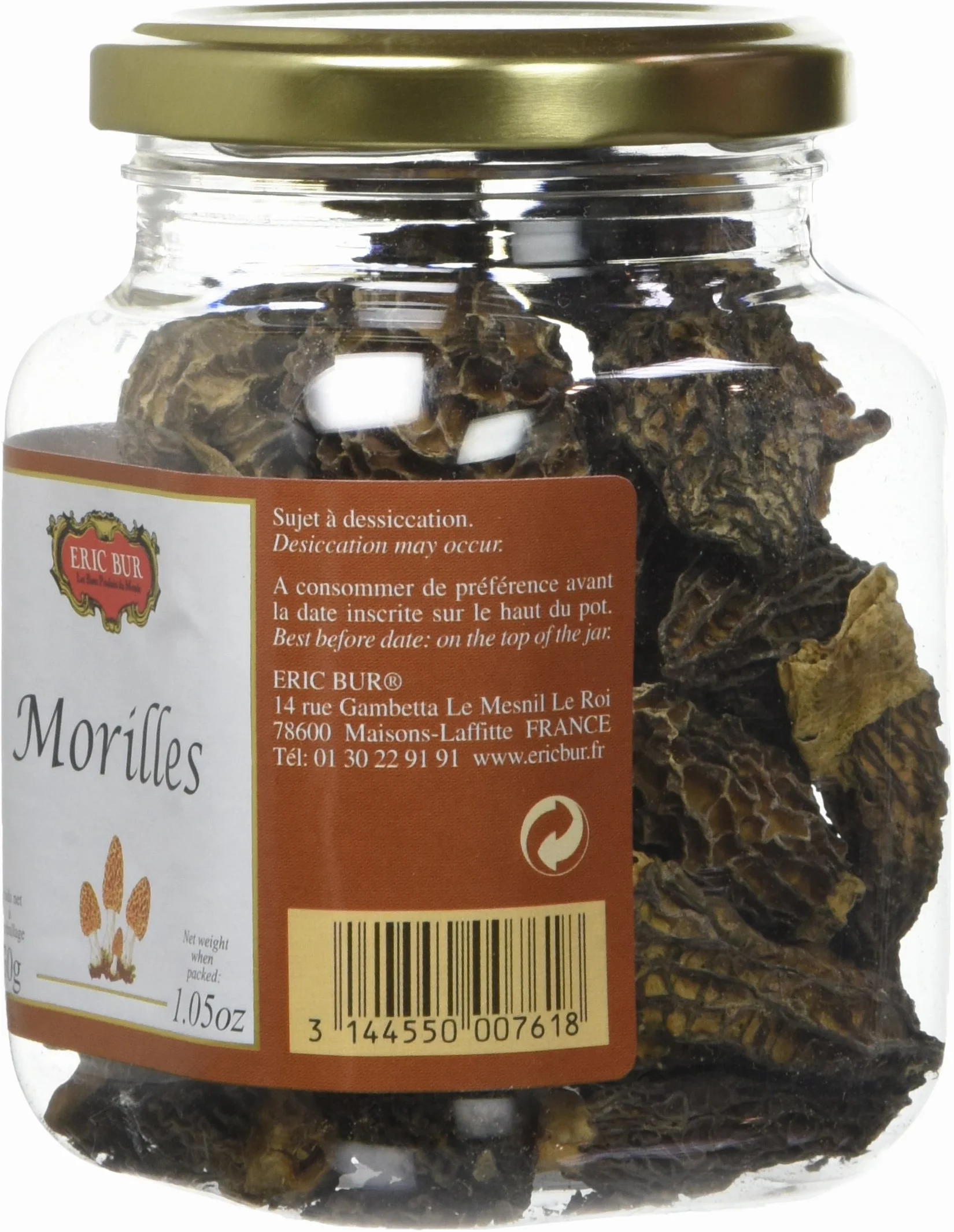 ERIC BUR Morilles Séchées 30 g