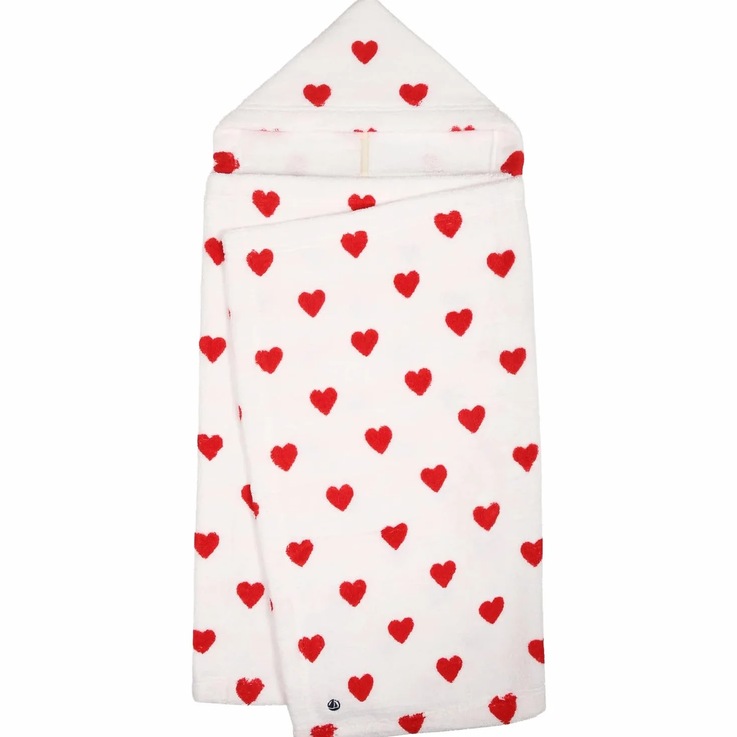 Petit Bateau A08SI Cape de Bain Bébé, Marshmallow/Terkuit Taille unique