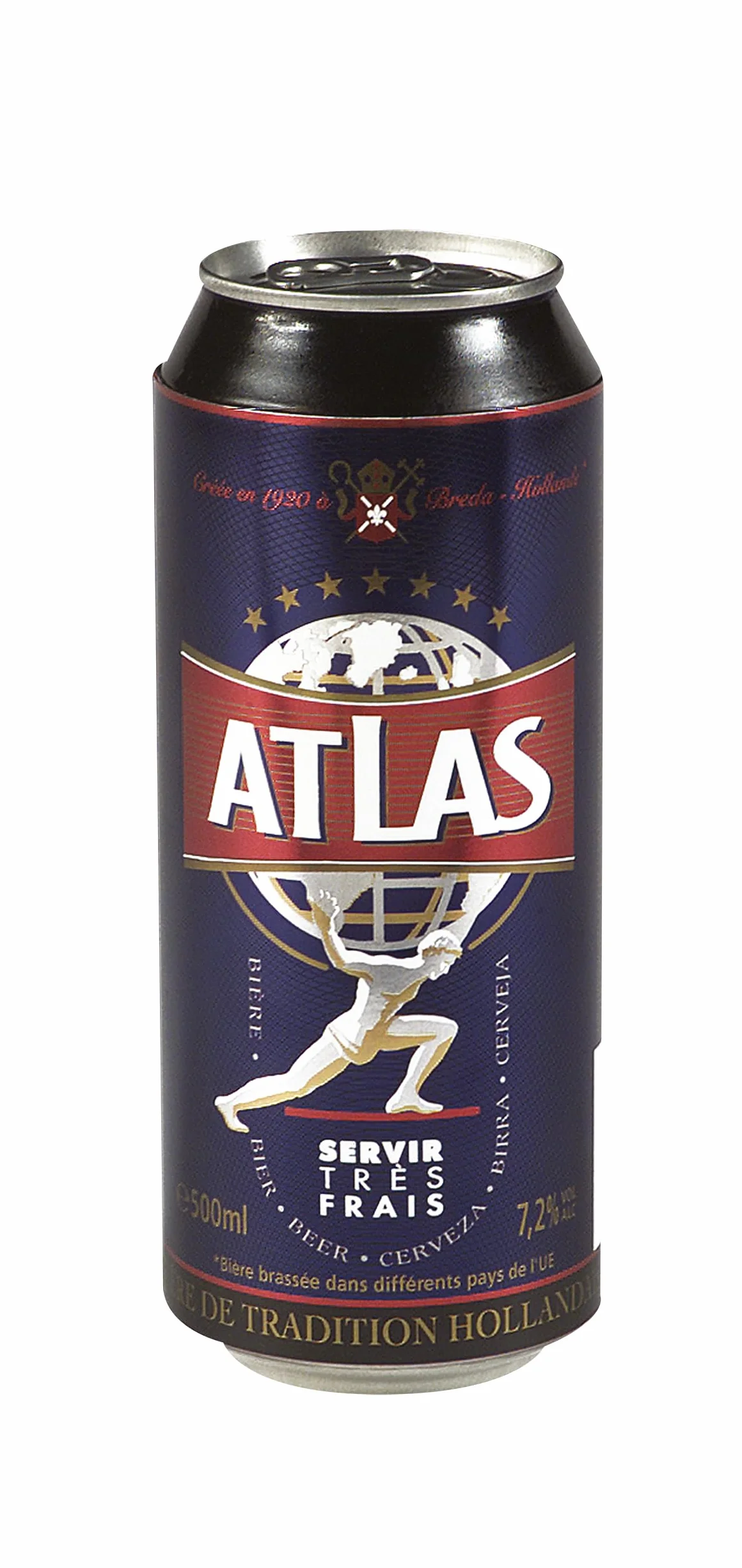 Atlas Bière Blonde Pack 24 Canettes 50cl
