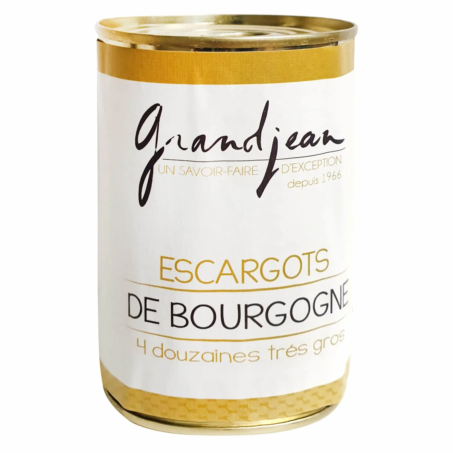 Escargots de Bourgogne 4 douzaines Très gros - Conserve - Grandjean