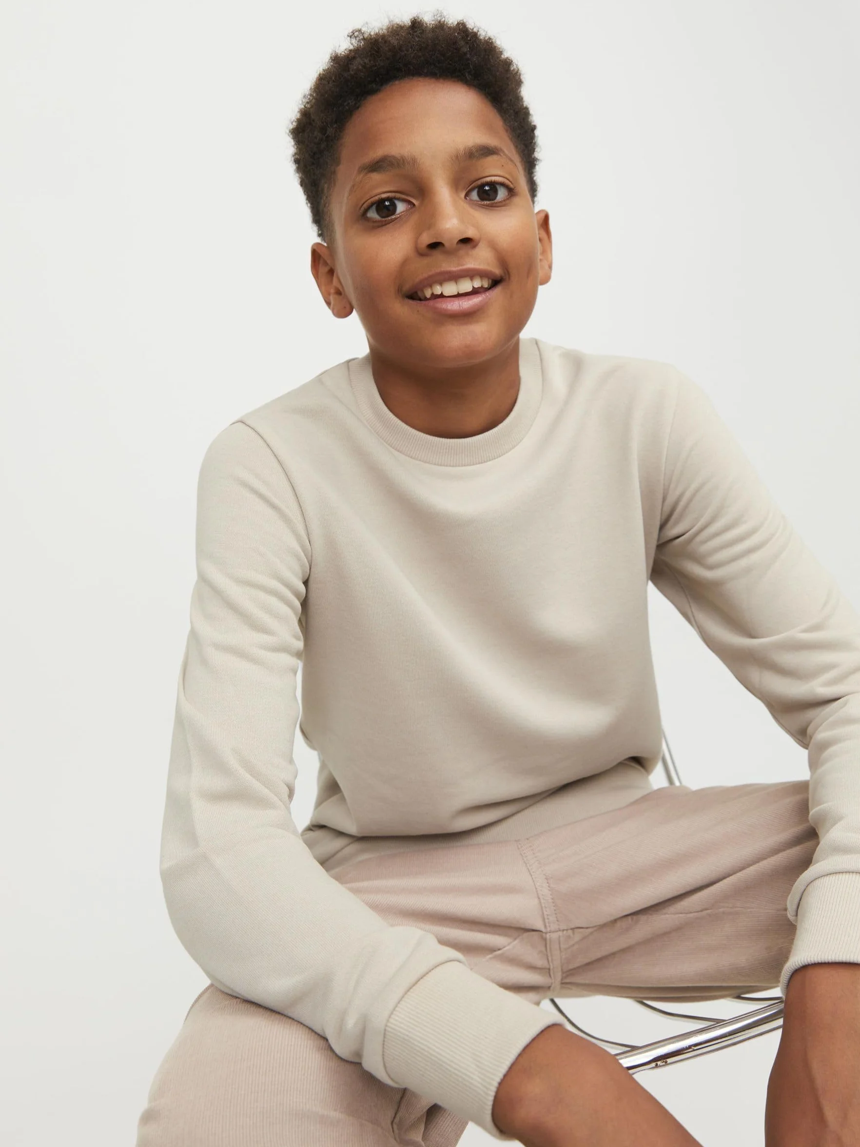 Jack & Jones Jjebradley Sweat Crew Noos JNR Maillot de survêtement Garçon