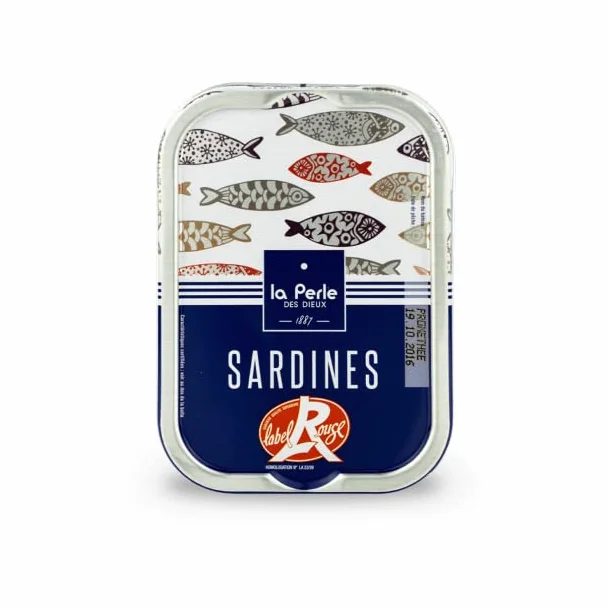 Sardines label rouge 115g - La Perle des Dieux
