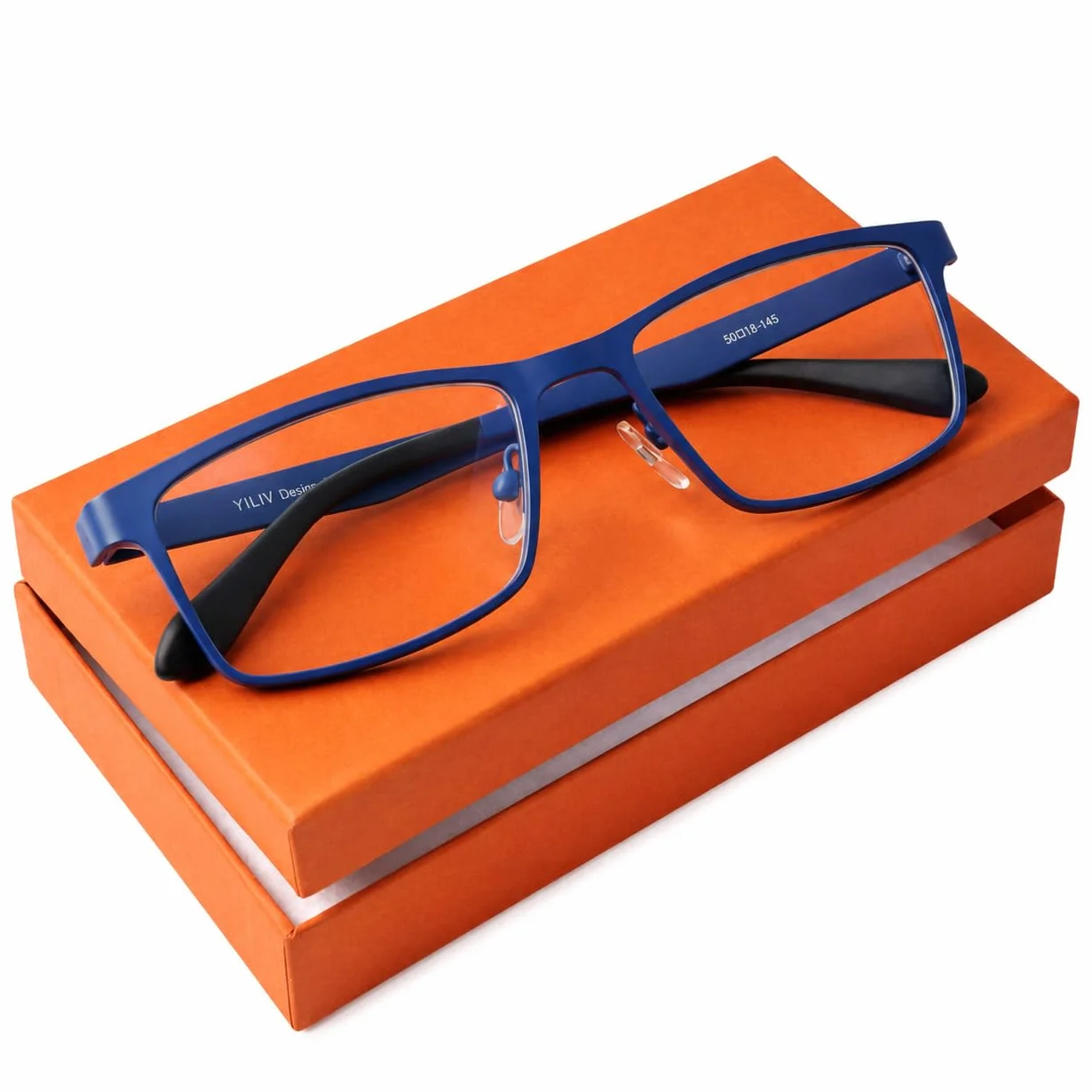 SILAC Lunettes loupes Blue Metal 7306 monture métal bleu mat sans nickel dioptrie +1,00 à +3,50