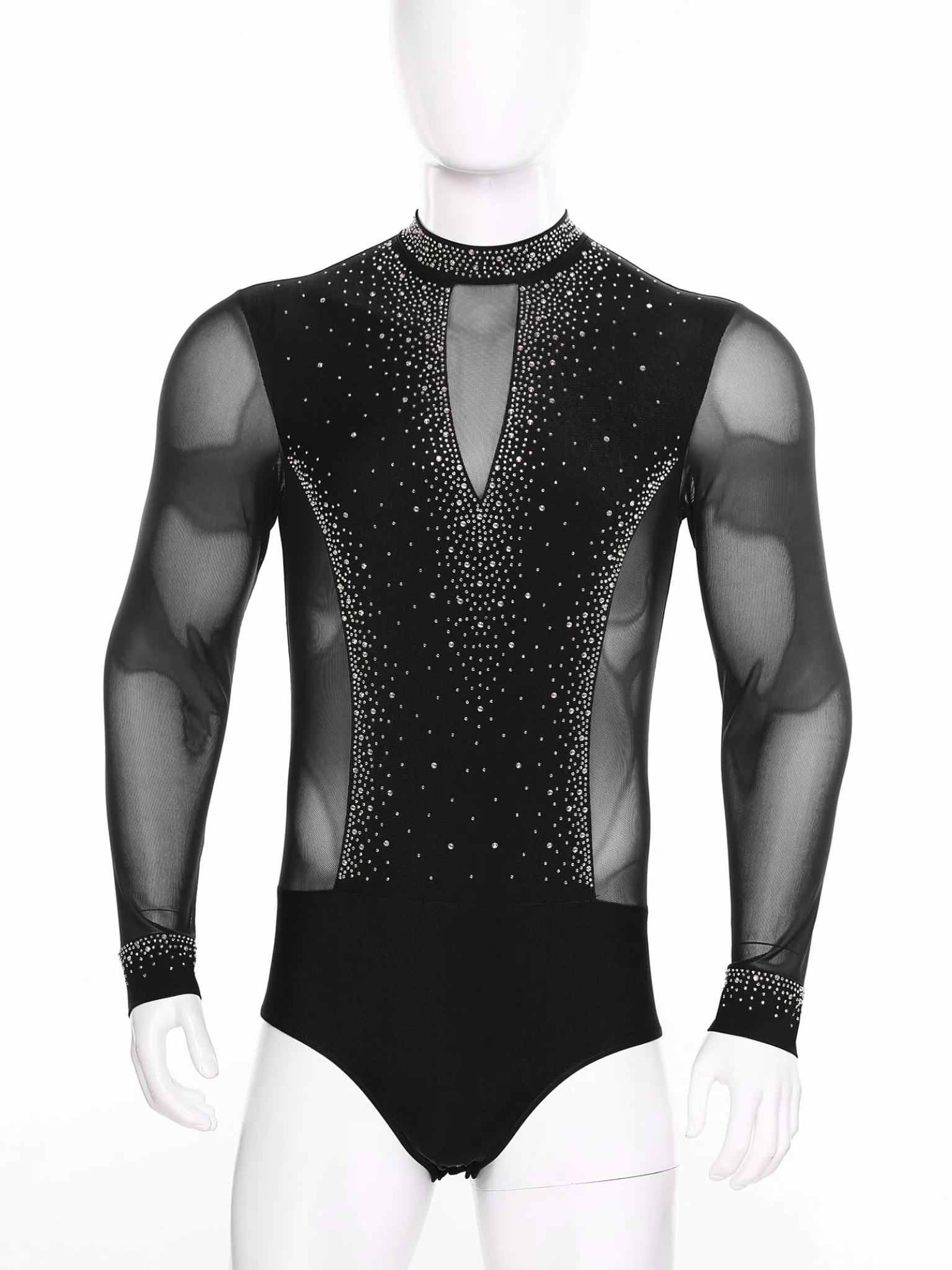 Justaucorps Danse Homme Gymnastique Body Patinage Artistique Compétition S-XXL