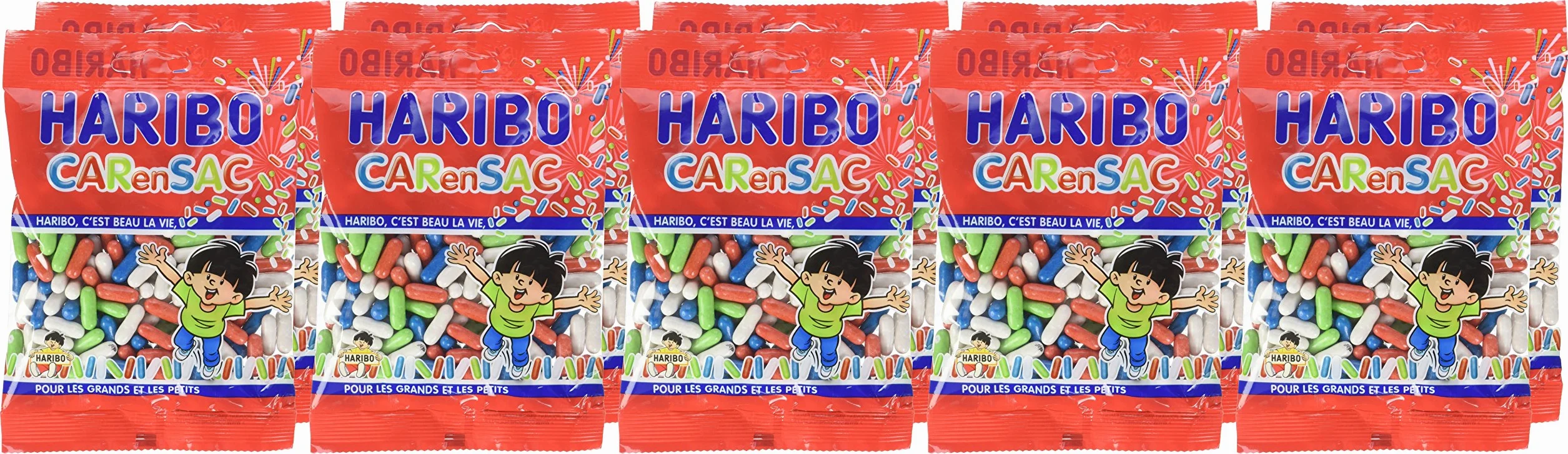 Haribo Carensac 120 g - Lot de 10