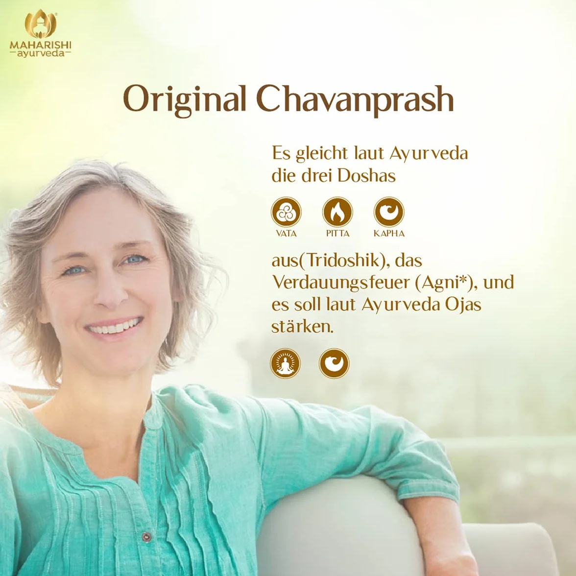 Chyavanprash (Amla Jam) – Original Maharishi AyurVeda – Fabriqué selon la recette originale des textes ayurvédiques classiques – Pot de 450 g