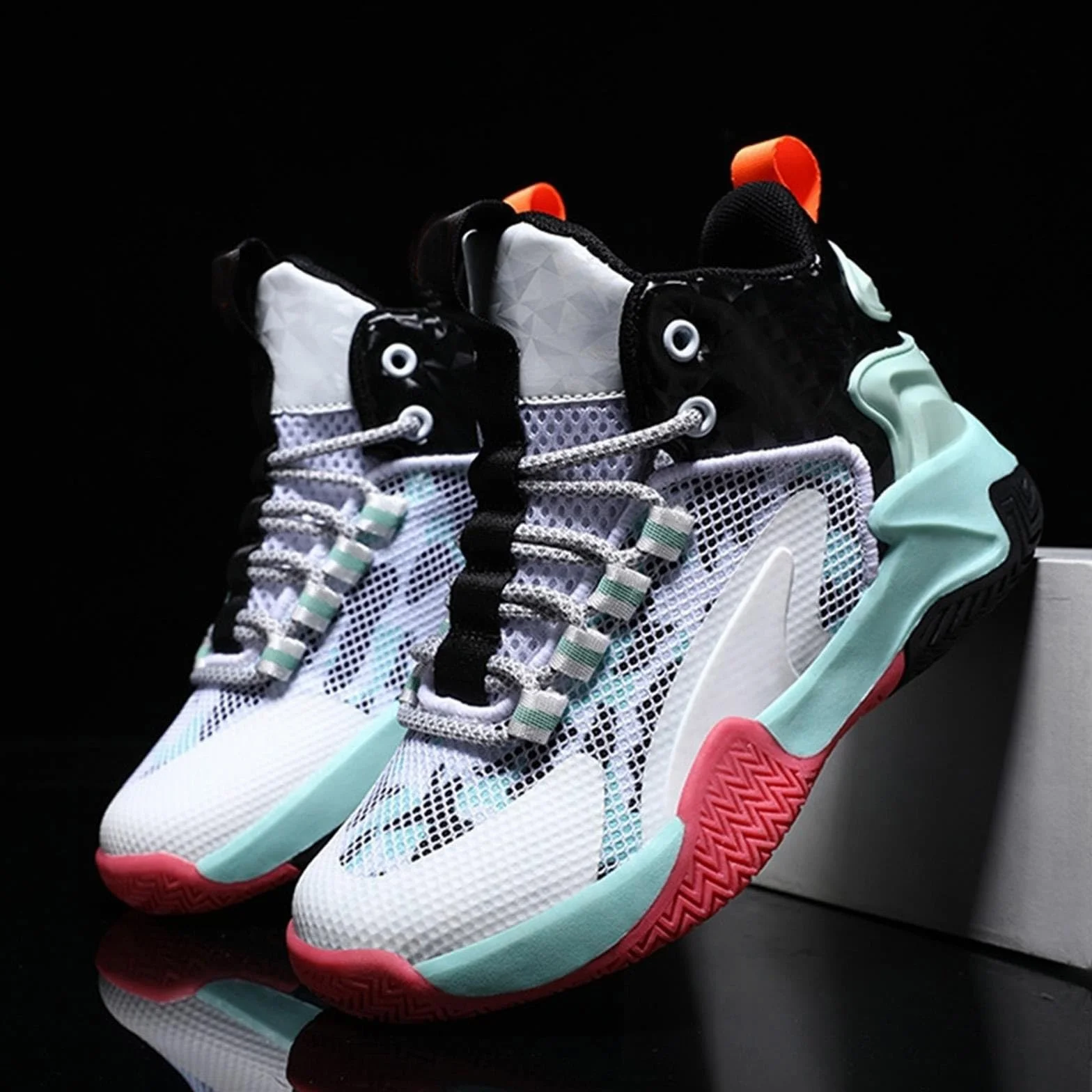 Chaussures de basketball hautes confortables pour fille - Pointure 37.5