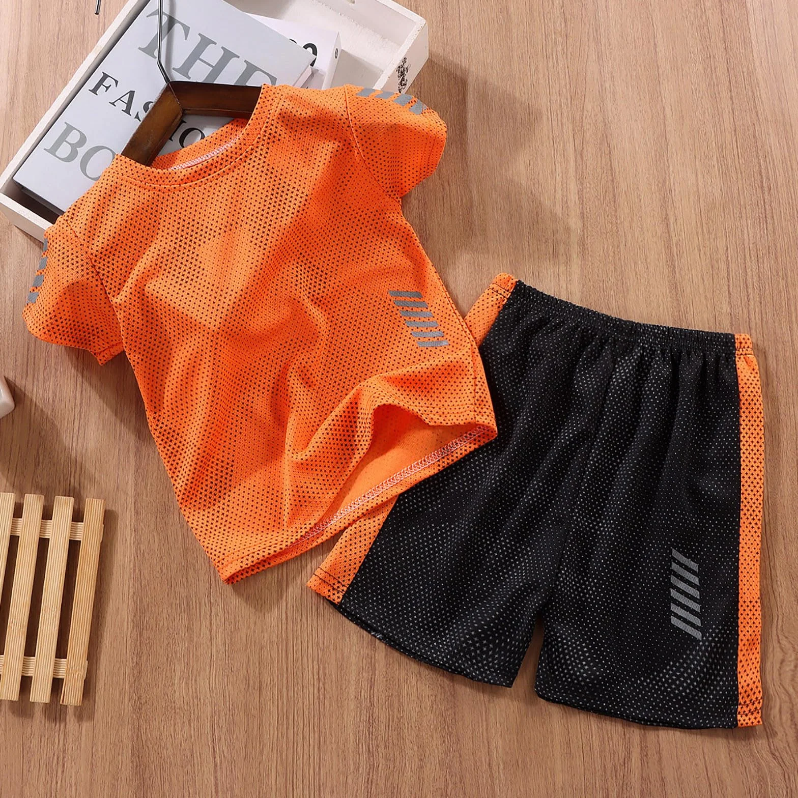 Ensemble de short de sport 2026 pour garçons et filles - Survêtement à séchage rapide 2 pièces