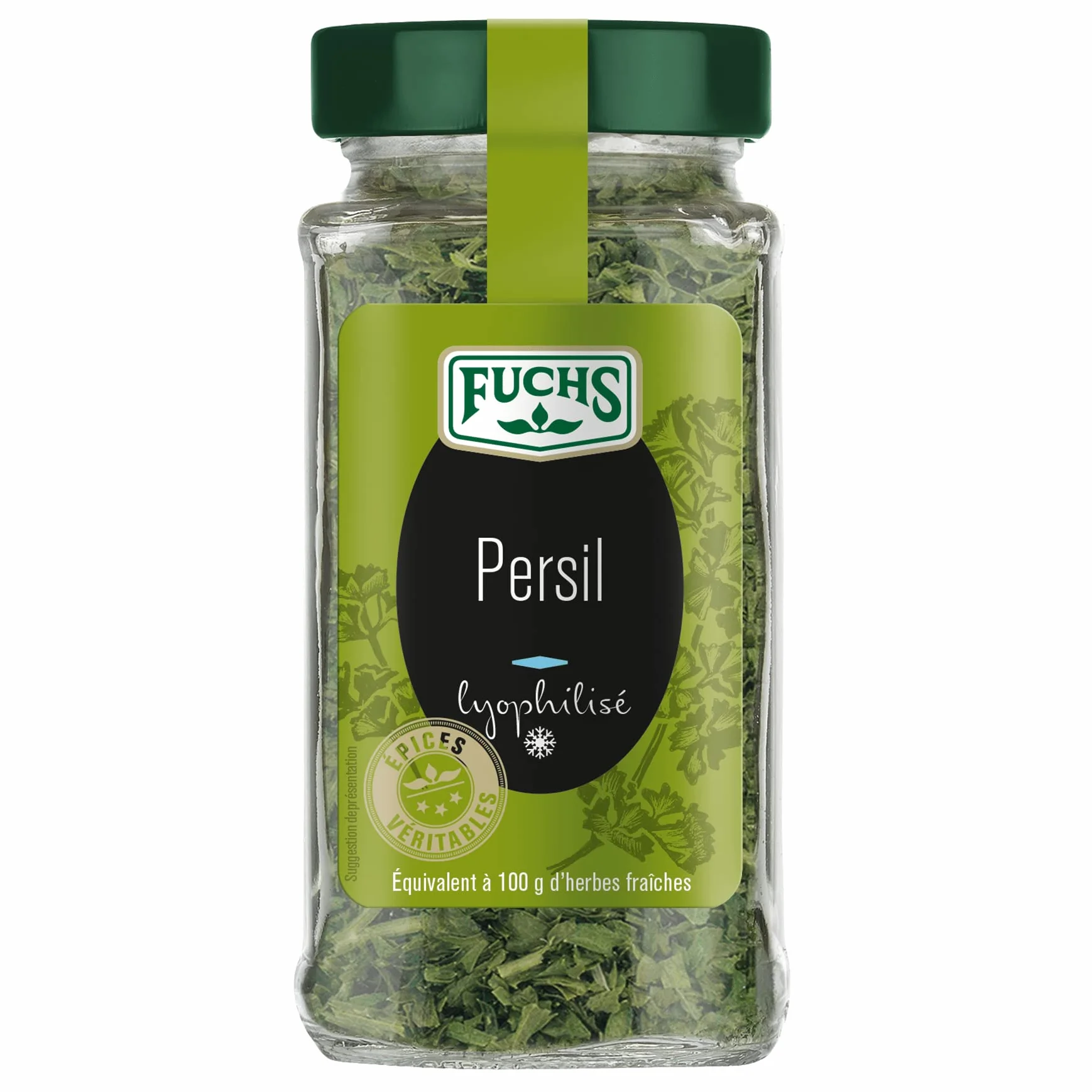 FUCHS Épices Véritables Persil Lyophilisé 14 g, Équivalent à 100 g d'herbes fraîches