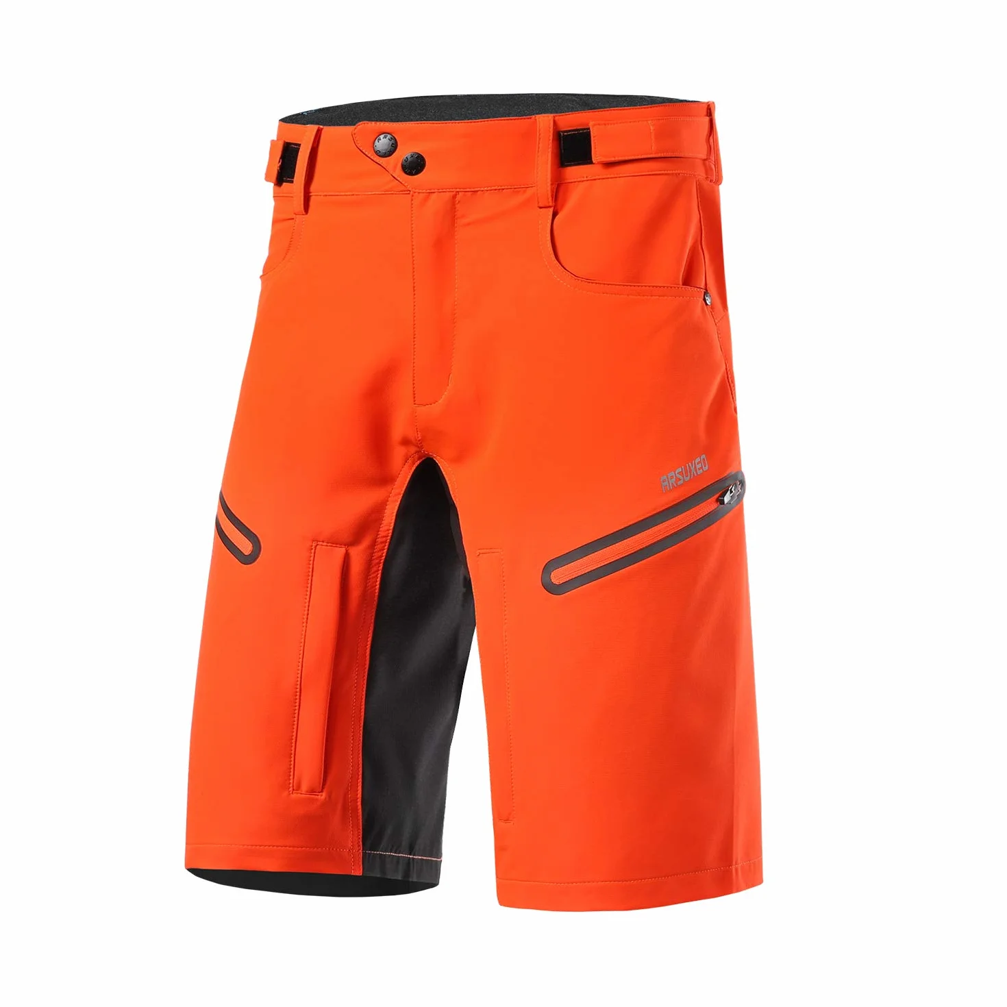 Short de Cyclisme Homme ARSUXEO Coupe Ample Ceinture Anti-humidité