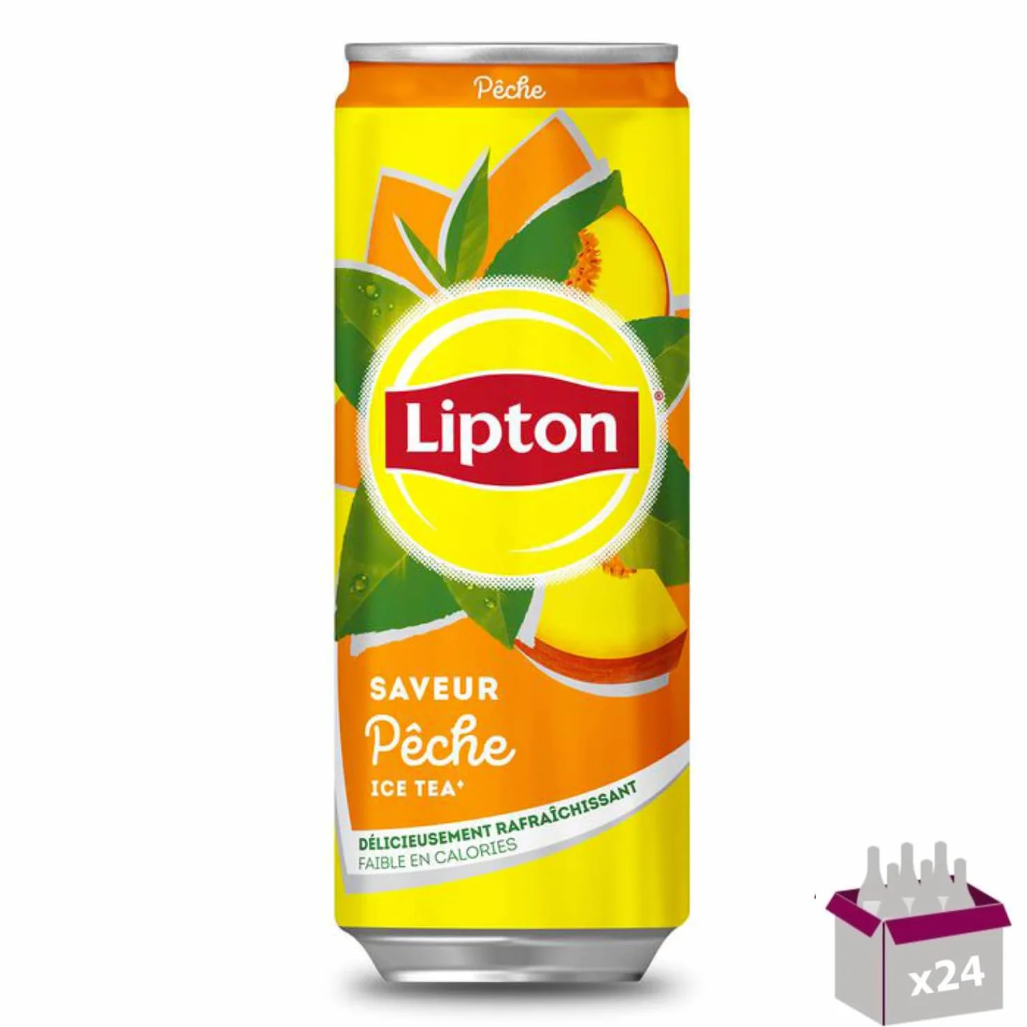 Lipton Ice Tea Pêche Slim - 24 x 33 cL