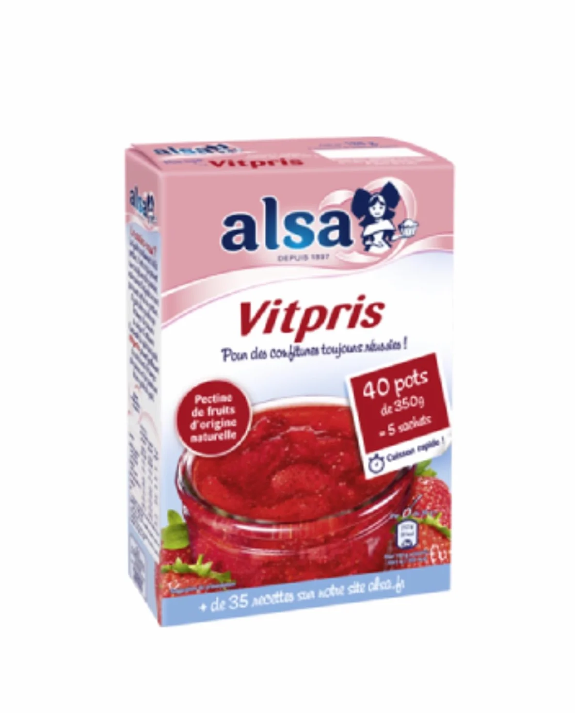 Alsa Vitpris 5 Sachets soit 188g/Boite - Offres de 1, 2 et 3 Boites - Livraison Gratuite France (1 boite)