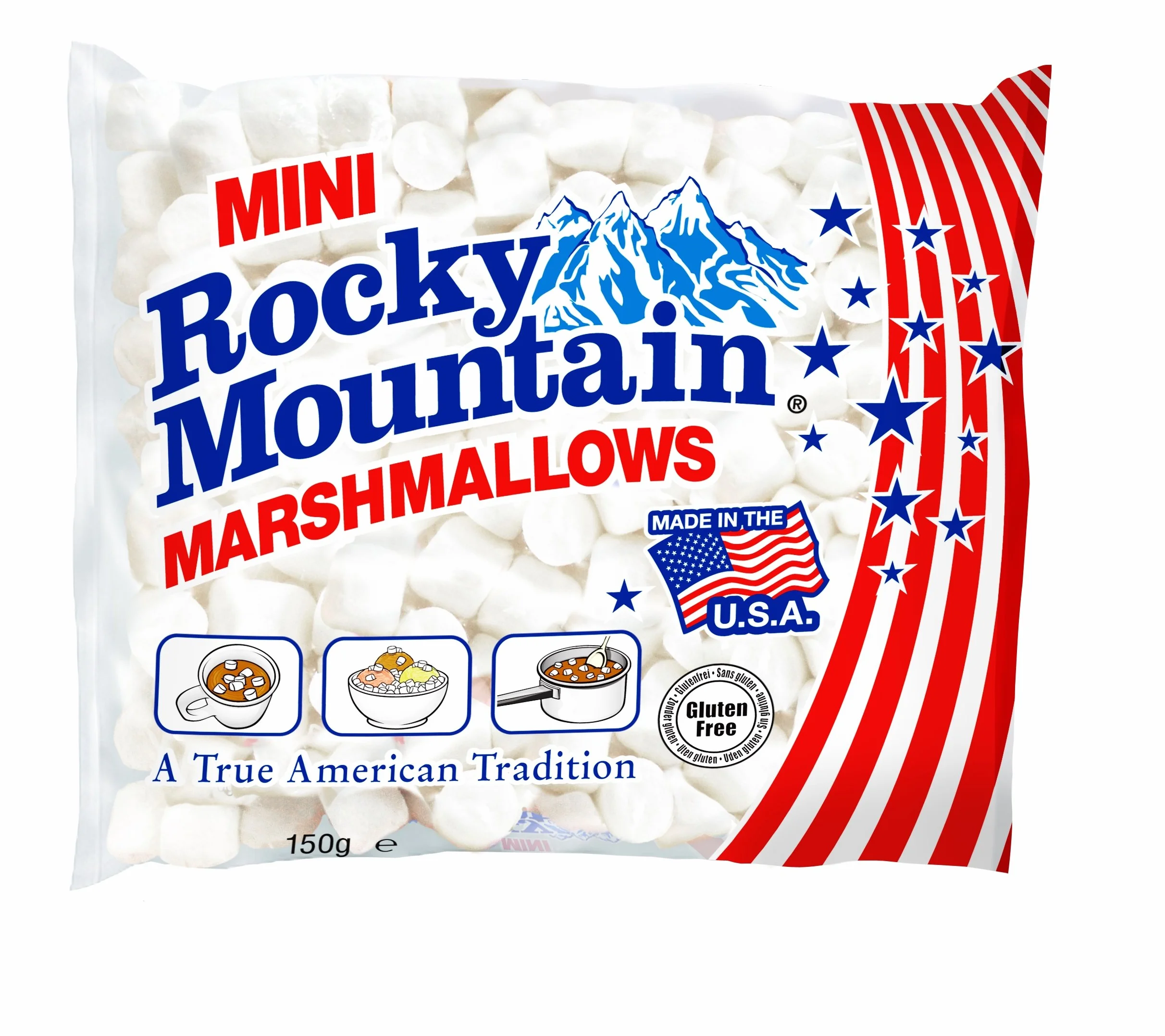Rocky Mountain Mini Marshmallows Blancs 150G