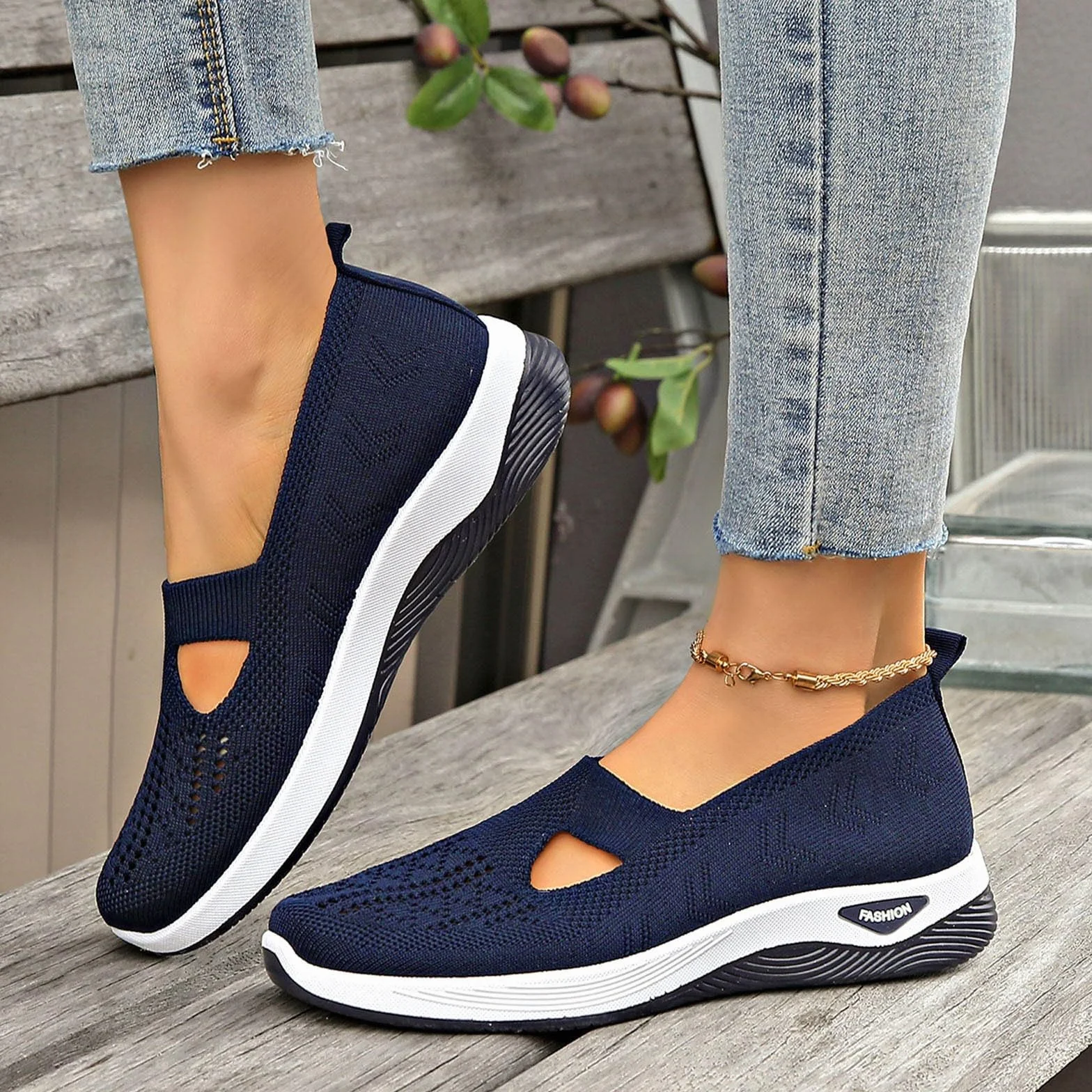 Chaussures Orthopédiques Femme Confortables Été Plateforme Semelle Antidérapante Basket Léger Respirant